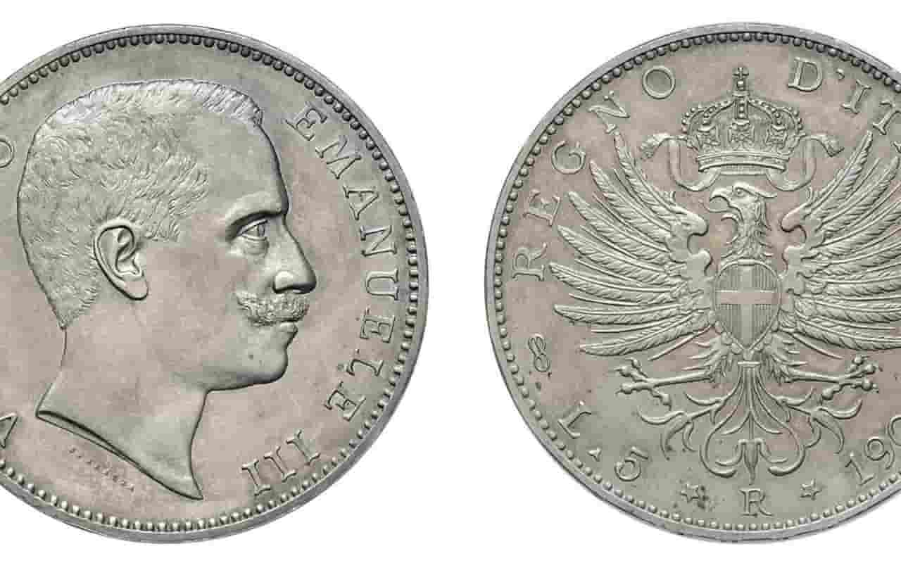 5 lire 1901