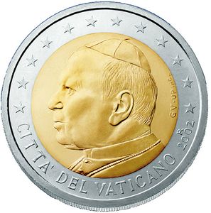 2 euro vaticano