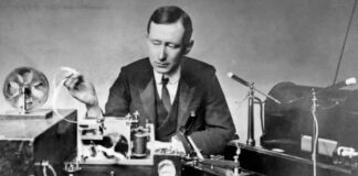moneta con Guglielmo Marconi