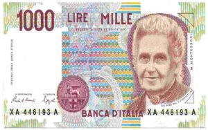 1000 lire montessori