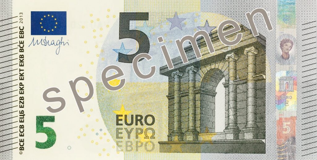 Banconote da 5 euro: allerta, se c’è questo segno significa che…